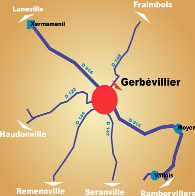 Gerbeviller Plan Acces